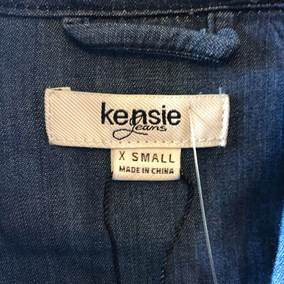 NWT denim shirt by Kensie - Picture 5 of 8